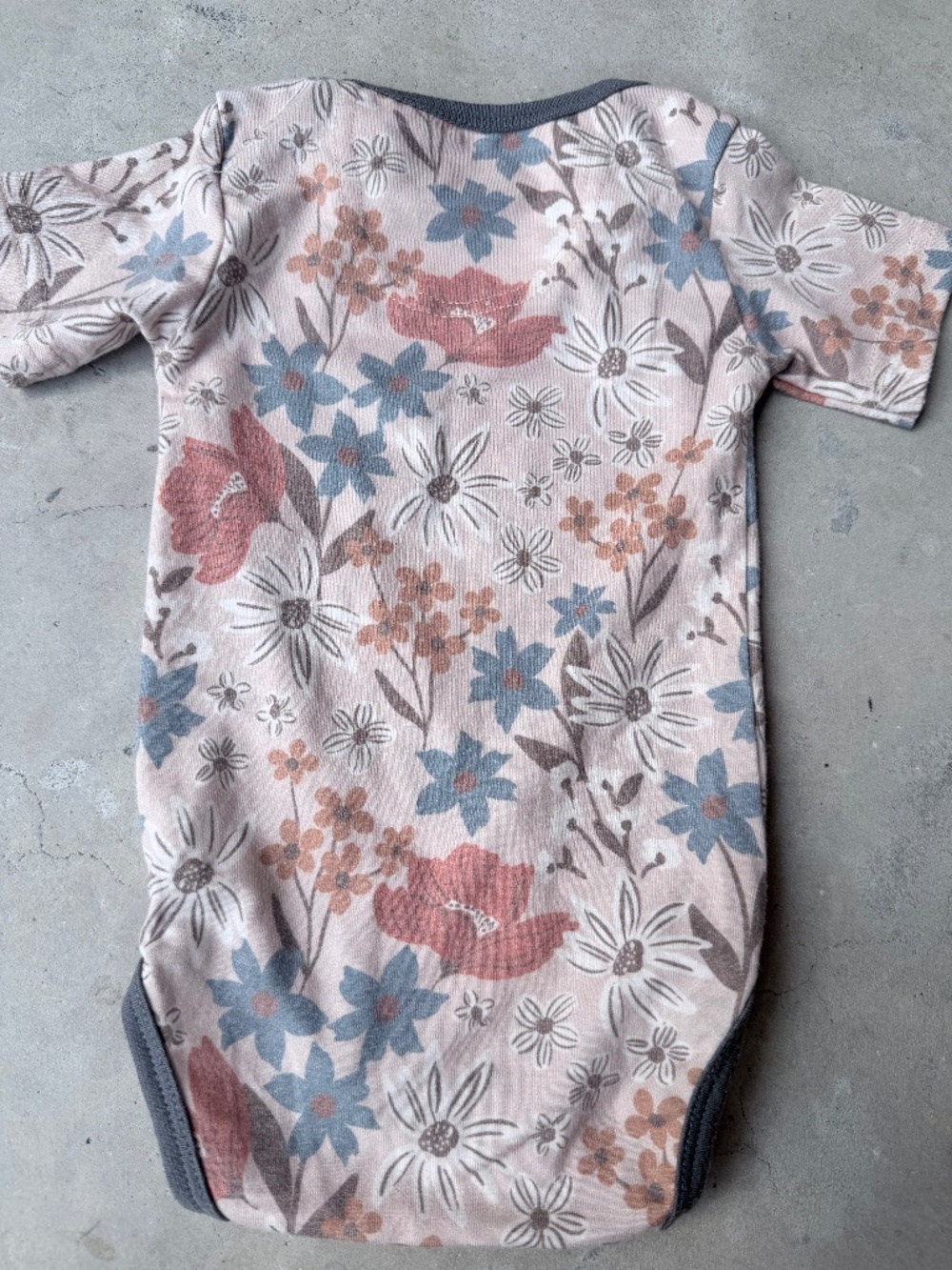 Baby Boho Floral Onesie Bodysuit - Picture 1 of 4